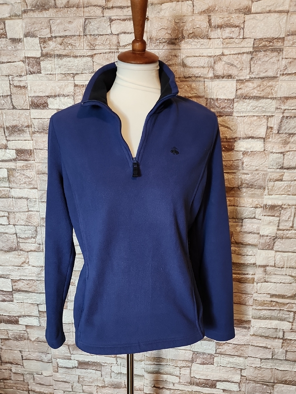 Brooks Brothers Dark Blue Fleece Pullover